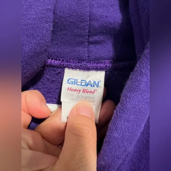 Elvis Presley Oversized Purple Graphic Hoodie size 2XL - Picture 5 of 7